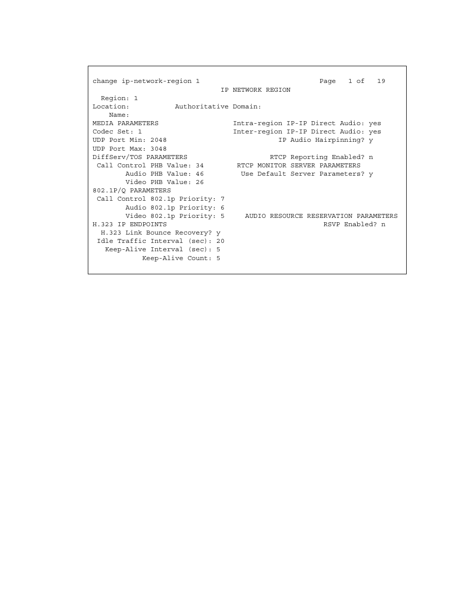 Associating lsps with network regions | Avaya S8300 User Manual | Page 571 / 768
