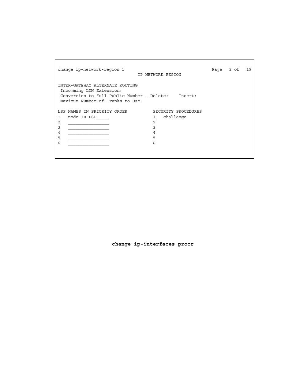 Administering ip interfaces | Avaya S8300 User Manual | Page 572 / 768