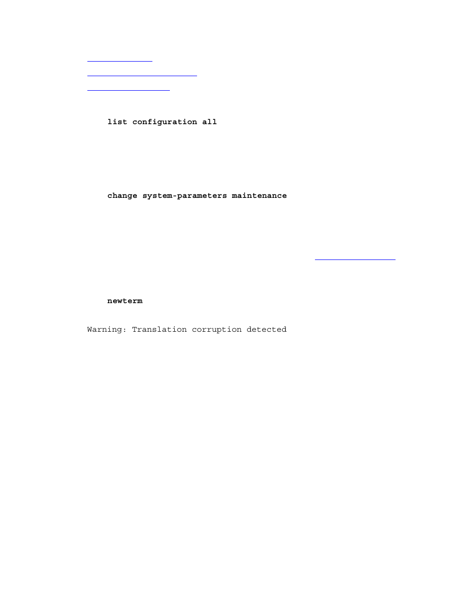 To check media modules, To enable scheduled maintenance, To busy out trunks | To check for translation corruption | Avaya S8300 User Manual | Page 717 / 768