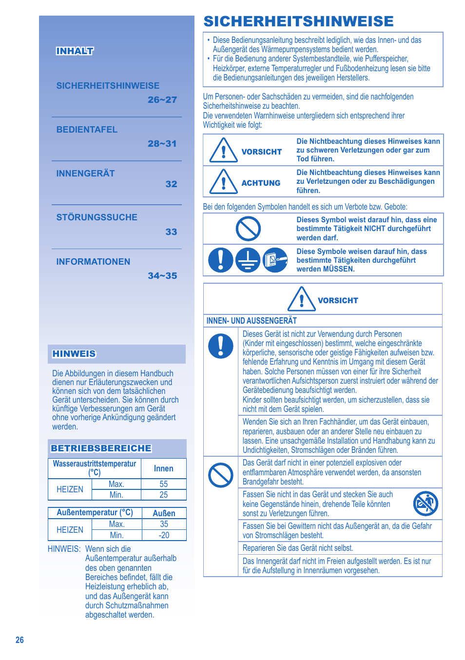 Sicherheitshinweise | Panasonic LIAV12IM User Manual | Page 2 / 12