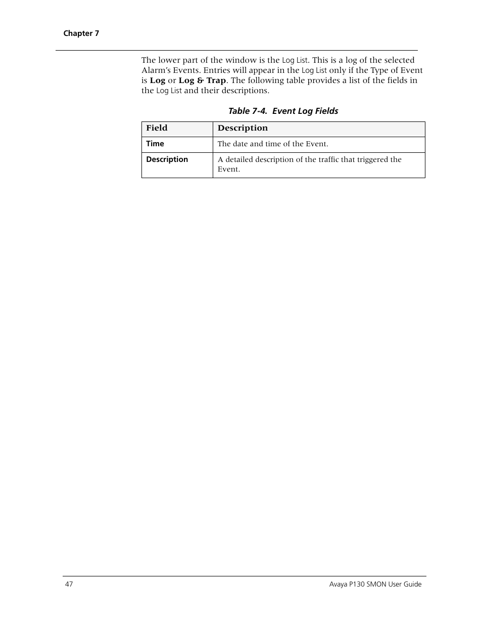 Avaya P130 SMON User Manual | Page 54 / 76