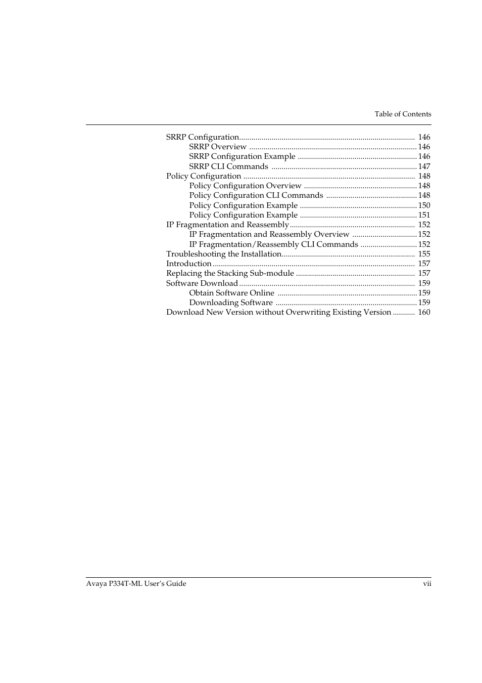 Avaya P334T-ML User Manual | Page 9 / 176