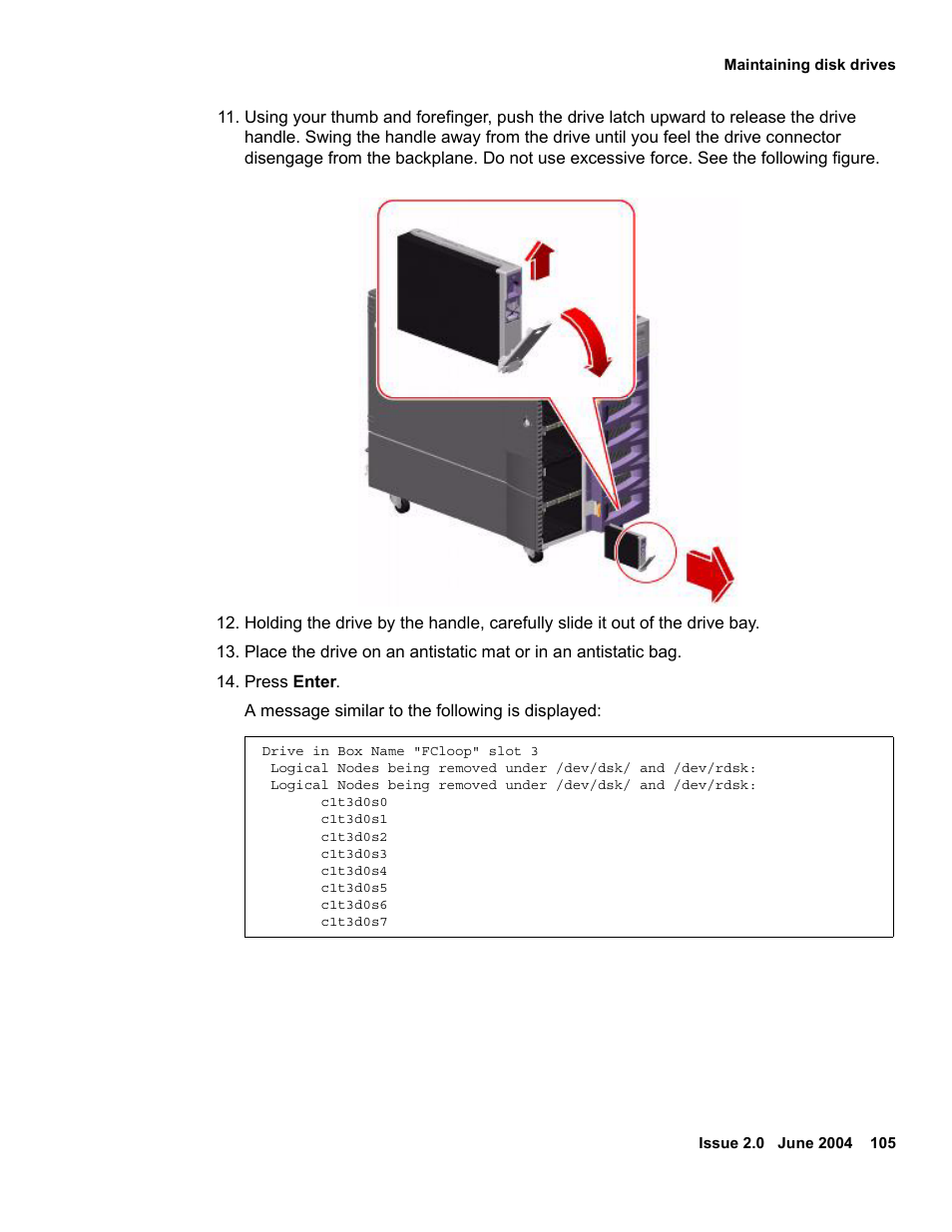 Avaya Sun Fire V880 User Manual | Page 105 / 208