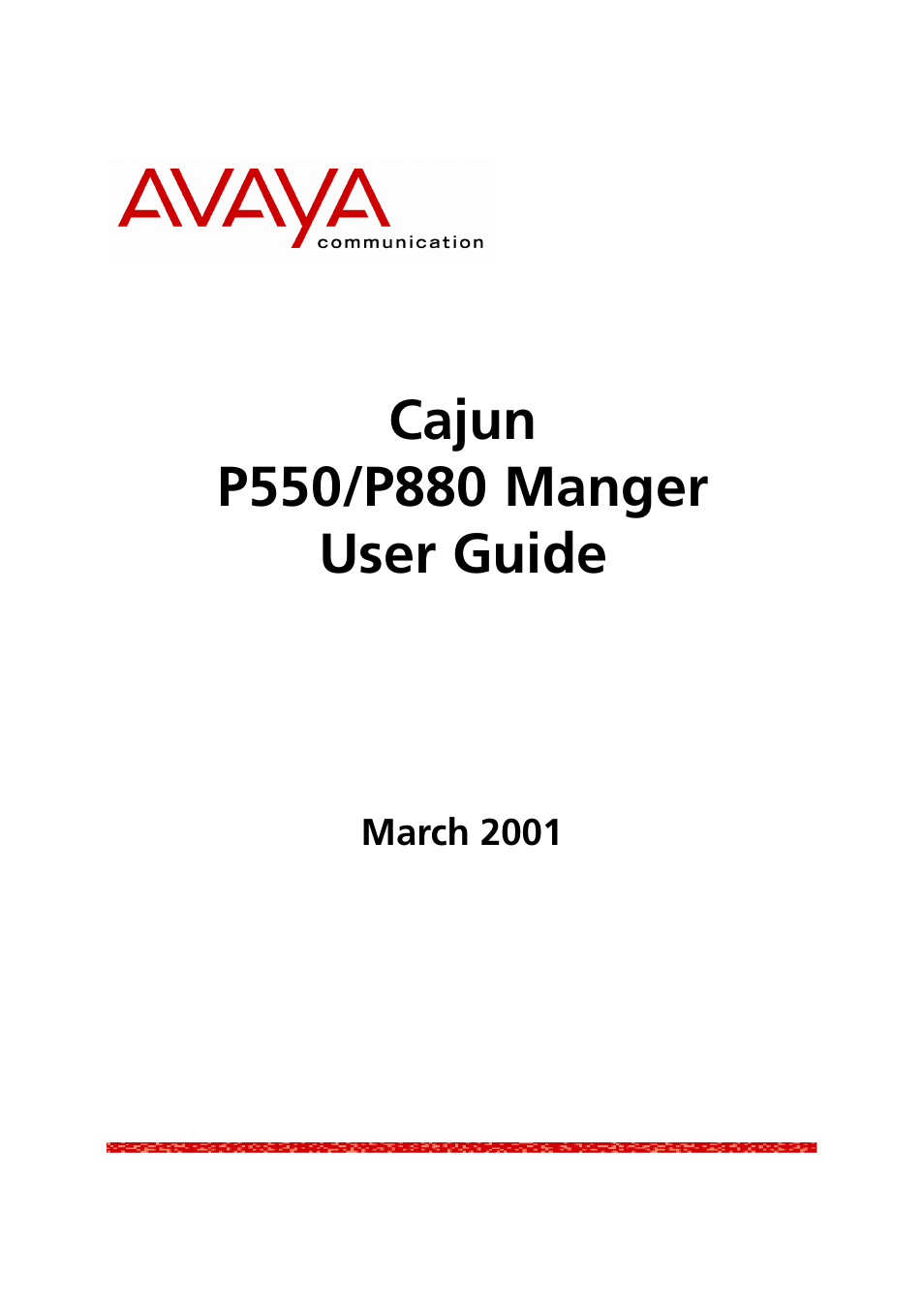 Avaya Cajun P550 User Manual | 58 pages