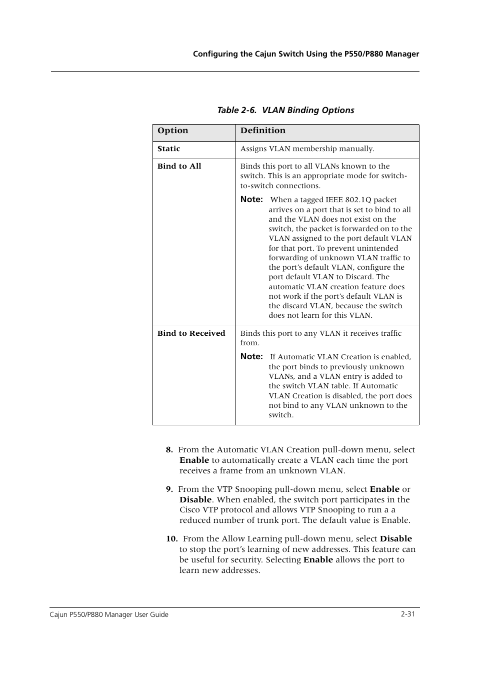 Avaya Cajun P550 User Manual | Page 39 / 58