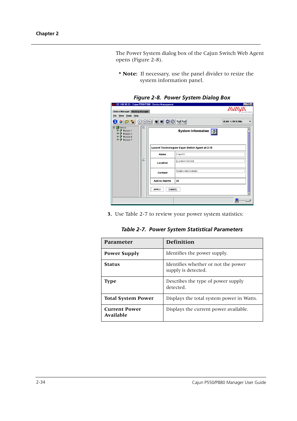 Avaya Cajun P550 User Manual | Page 42 / 58
