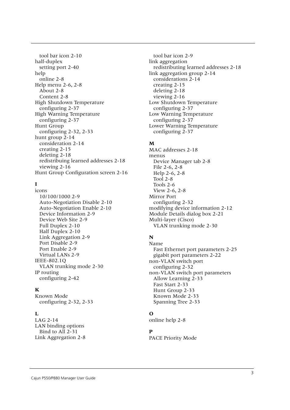 Avaya Cajun P550 User Manual | Page 55 / 58