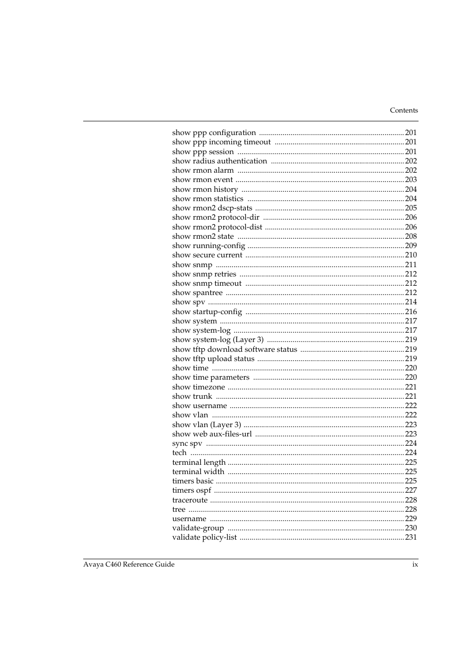 Avaya C460 User Manual | Page 11 / 268