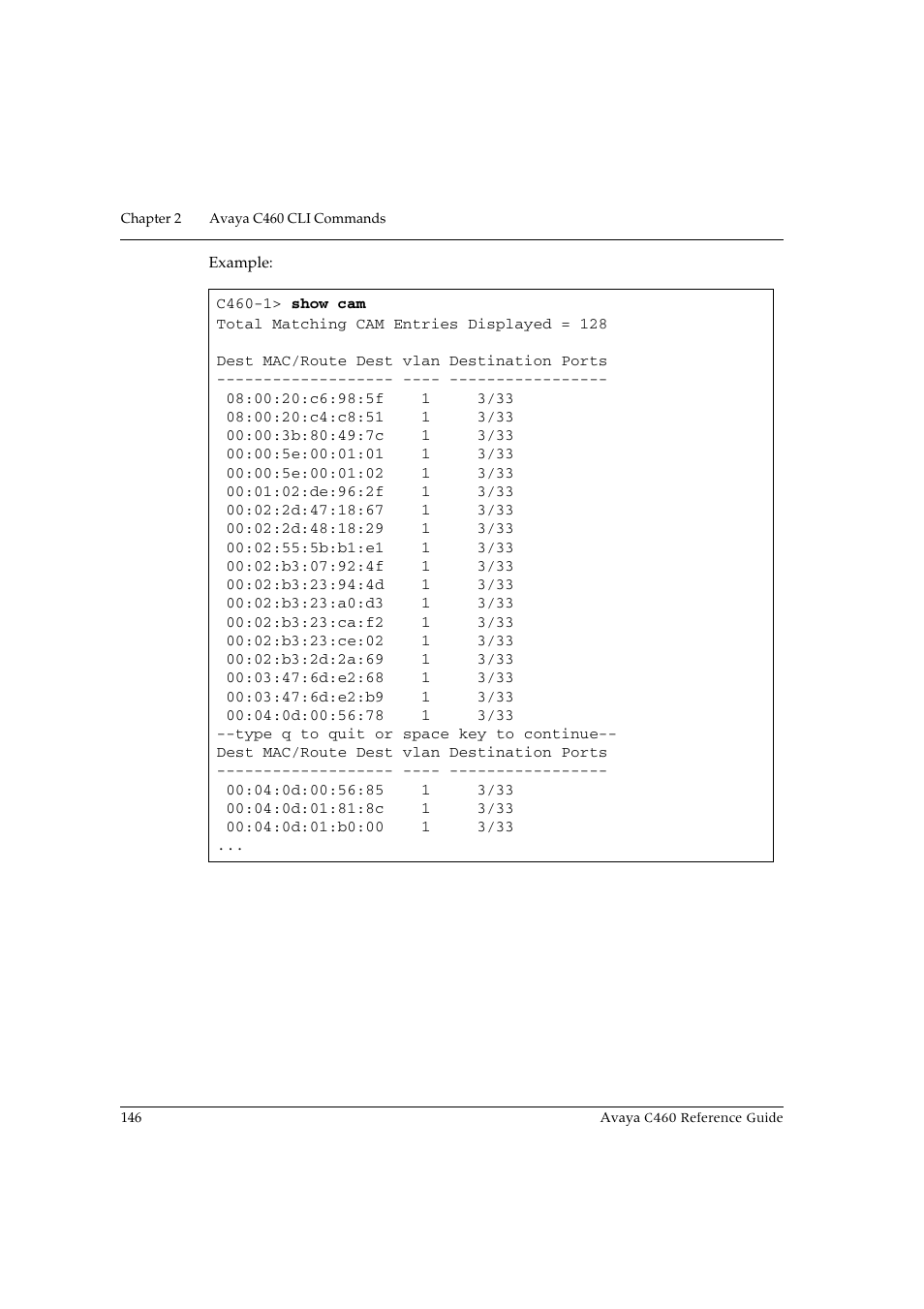 Avaya C460 User Manual | Page 158 / 268