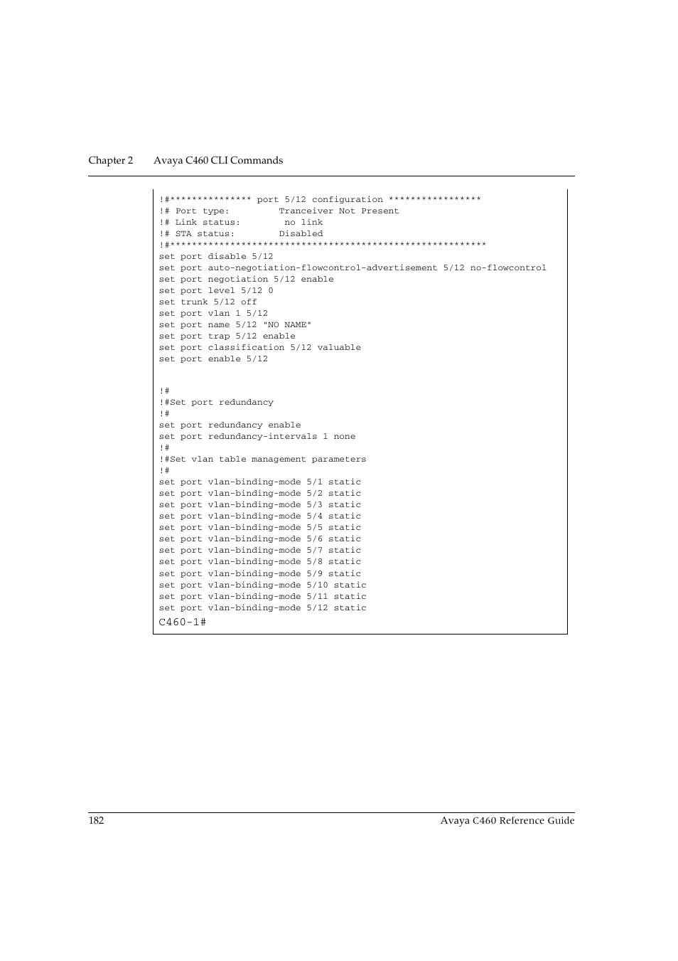 Avaya C460 User Manual | Page 194 / 268