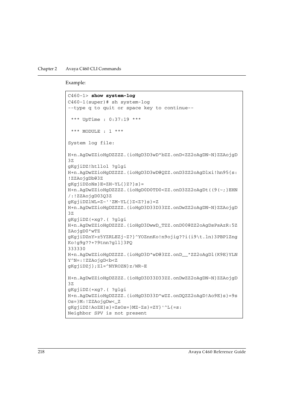 Avaya C460 User Manual | Page 230 / 268