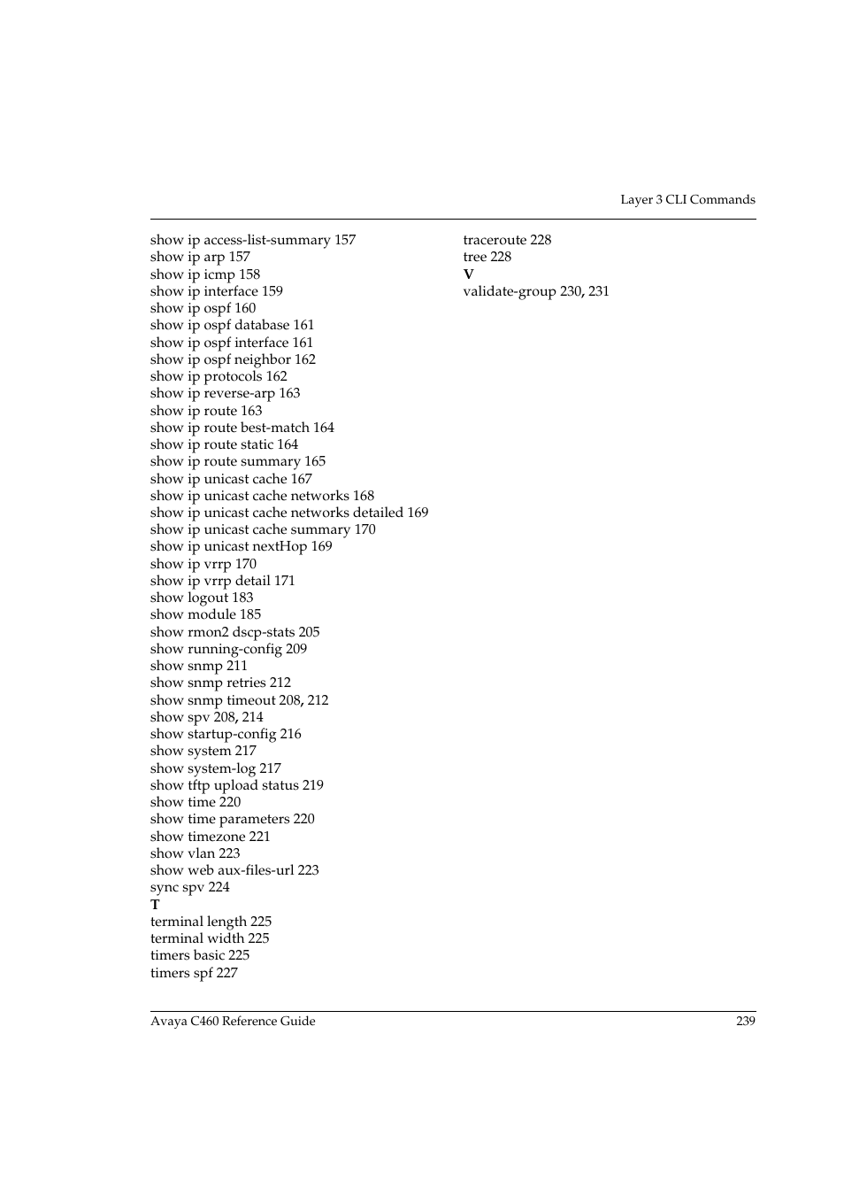 Avaya C460 User Manual | Page 251 / 268