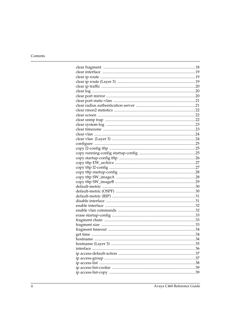 Avaya C460 User Manual | Page 4 / 268