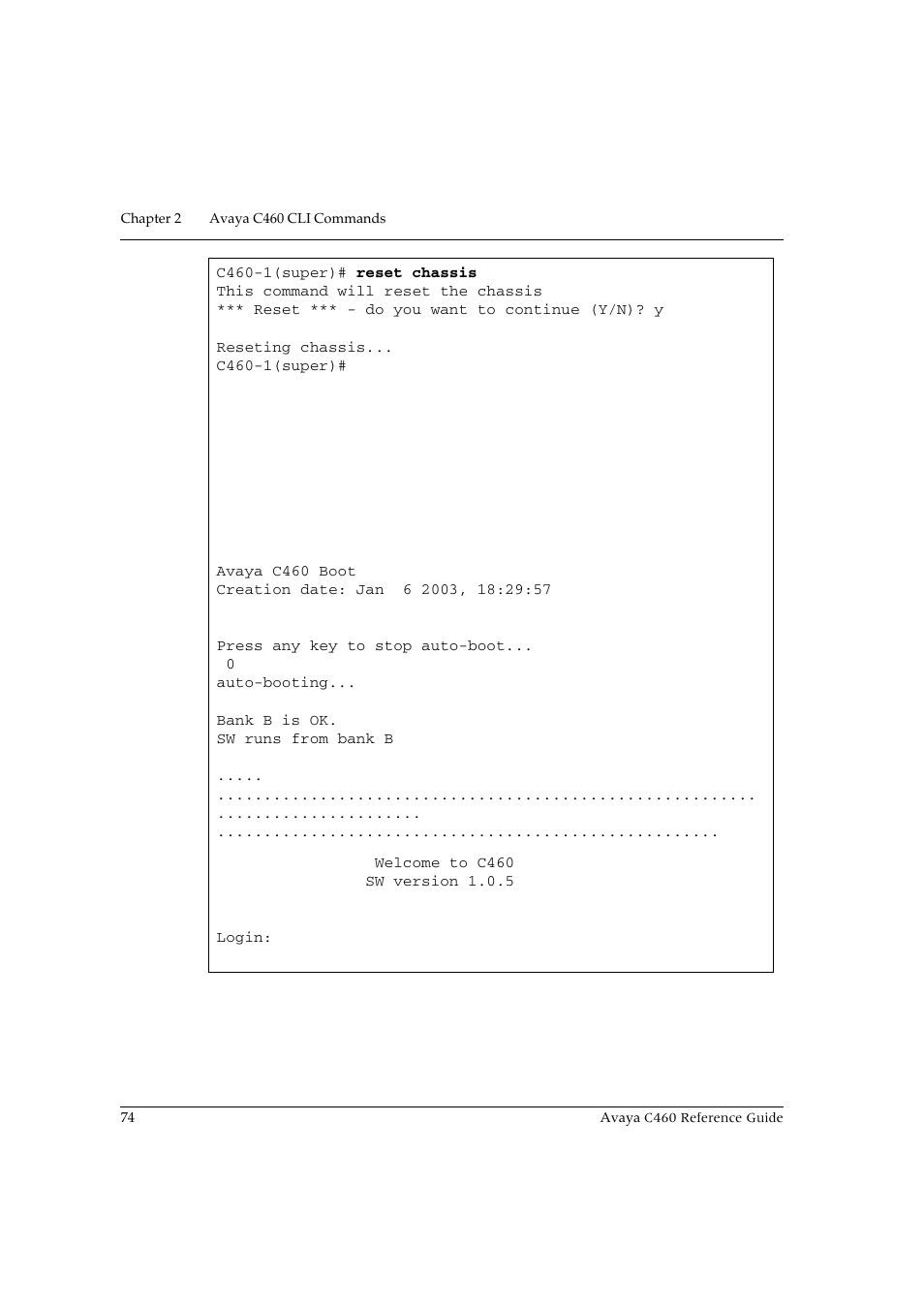 Avaya C460 User Manual | Page 86 / 268