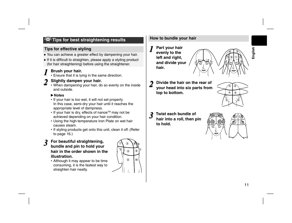 Panasonic EHHS95 User Manual | Page 11 / 84