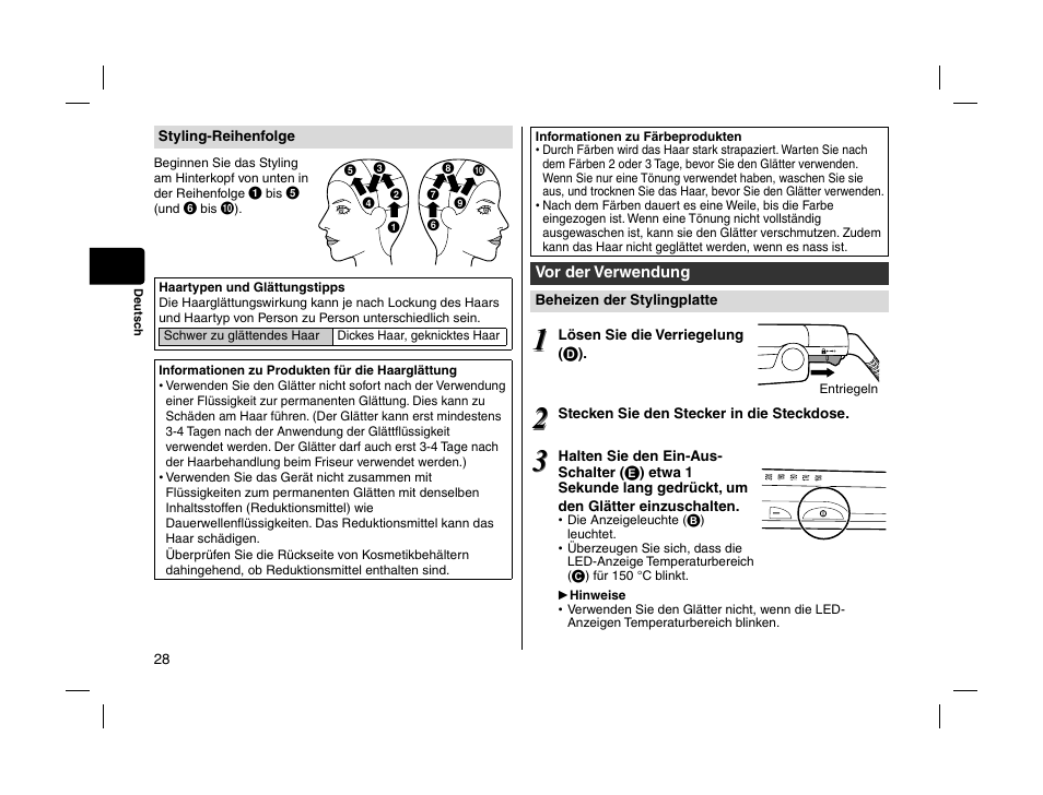 Panasonic EHHS95 User Manual | Page 28 / 84