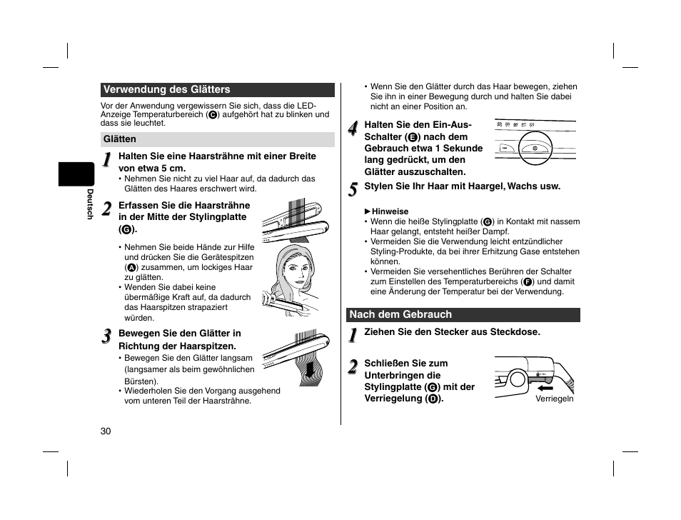 Panasonic EHHS95 User Manual | Page 30 / 84