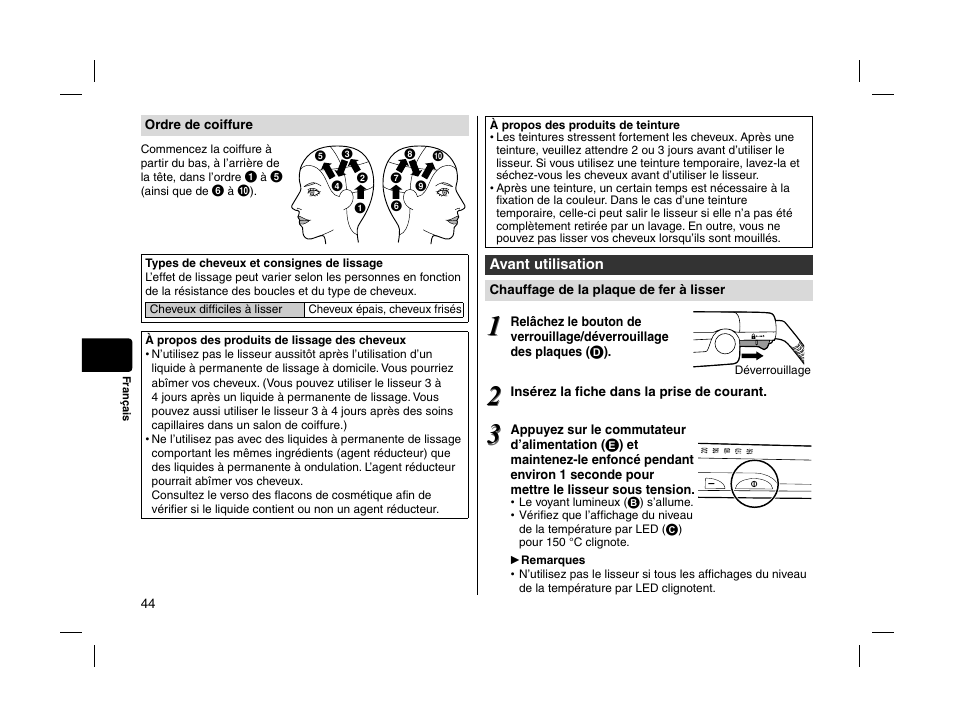 Panasonic EHHS95 User Manual | Page 44 / 84