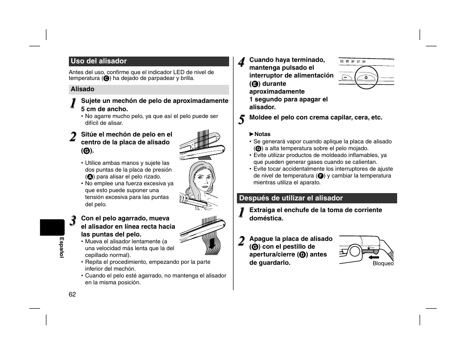 Panasonic EHHS95 User Manual | Page 62 / 84