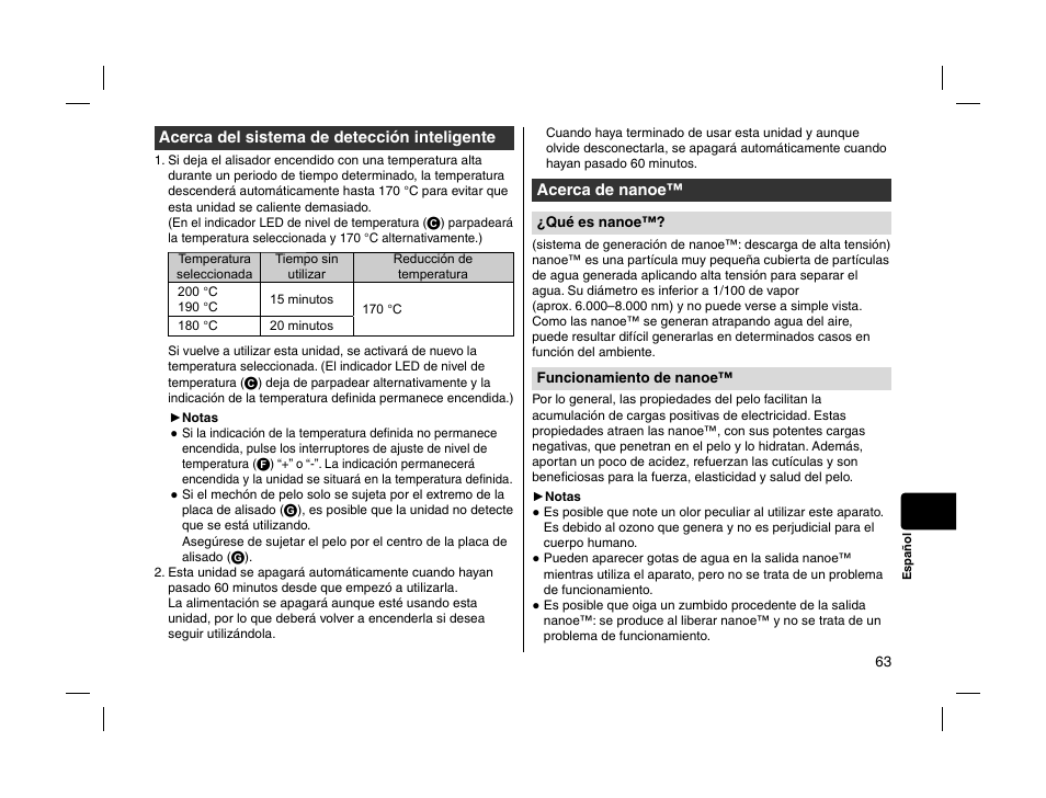 Panasonic EHHS95 User Manual | Page 63 / 84