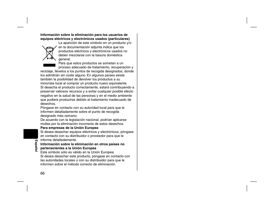 Panasonic EHHS95 User Manual | Page 66 / 84