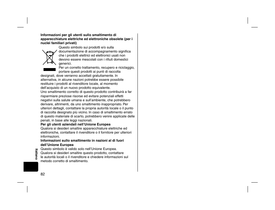 Panasonic EHHS95 User Manual | Page 82 / 84