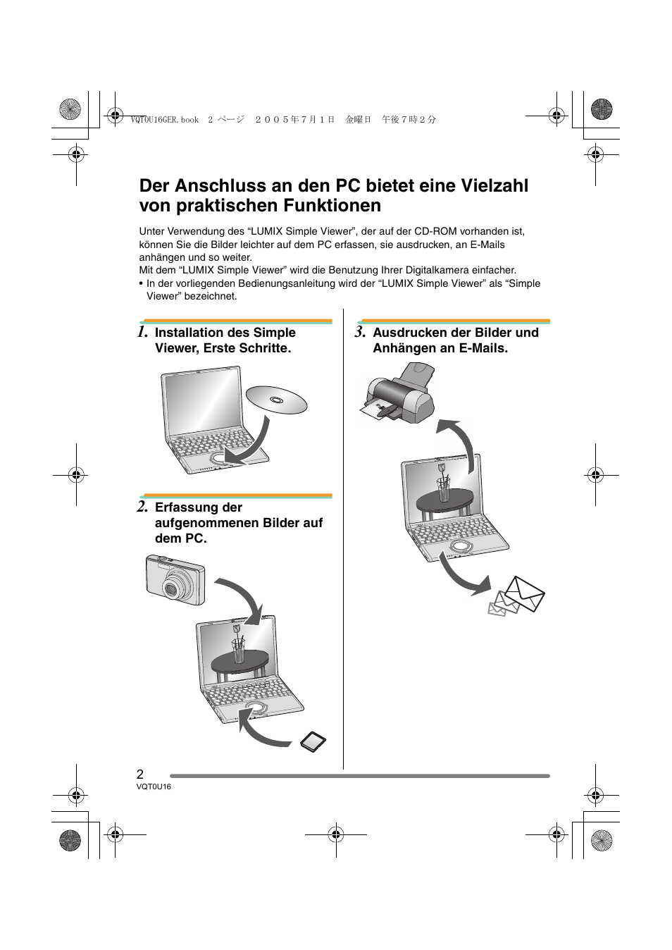 Panasonic VQT0U16 User Manual | Page 2 / 120