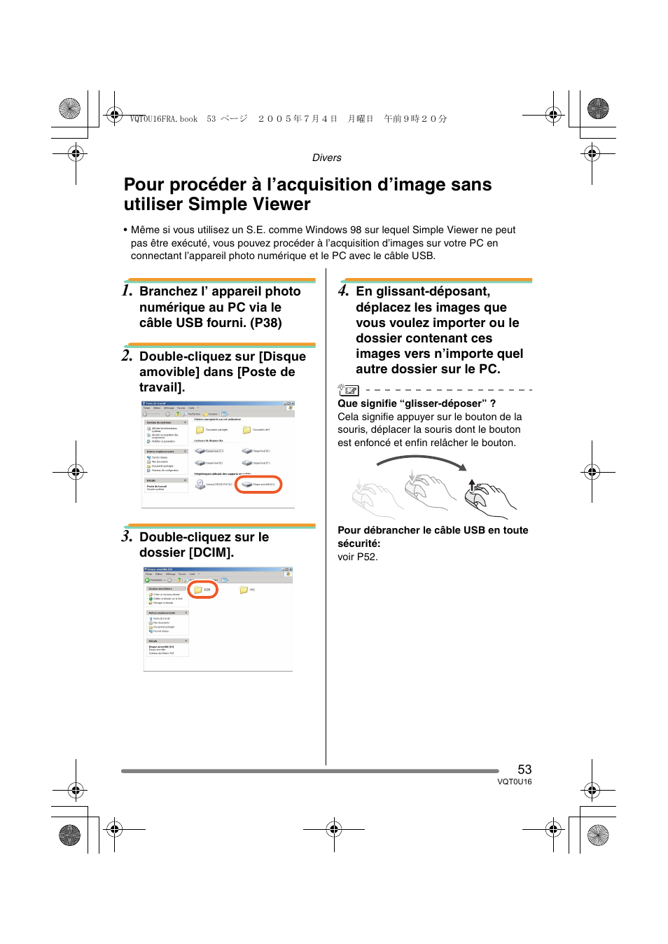 Panasonic VQT0U16 User Manual | Page 53 / 120