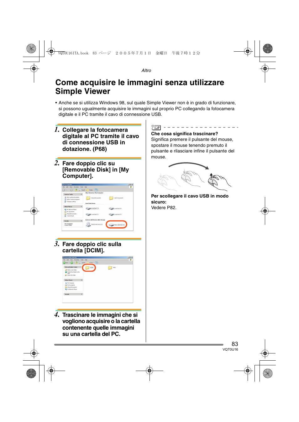 Panasonic VQT0U16 User Manual | Page 83 / 120