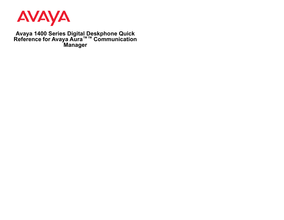 Avaya Aura 16-603155 User Manual | Page 3 / 3