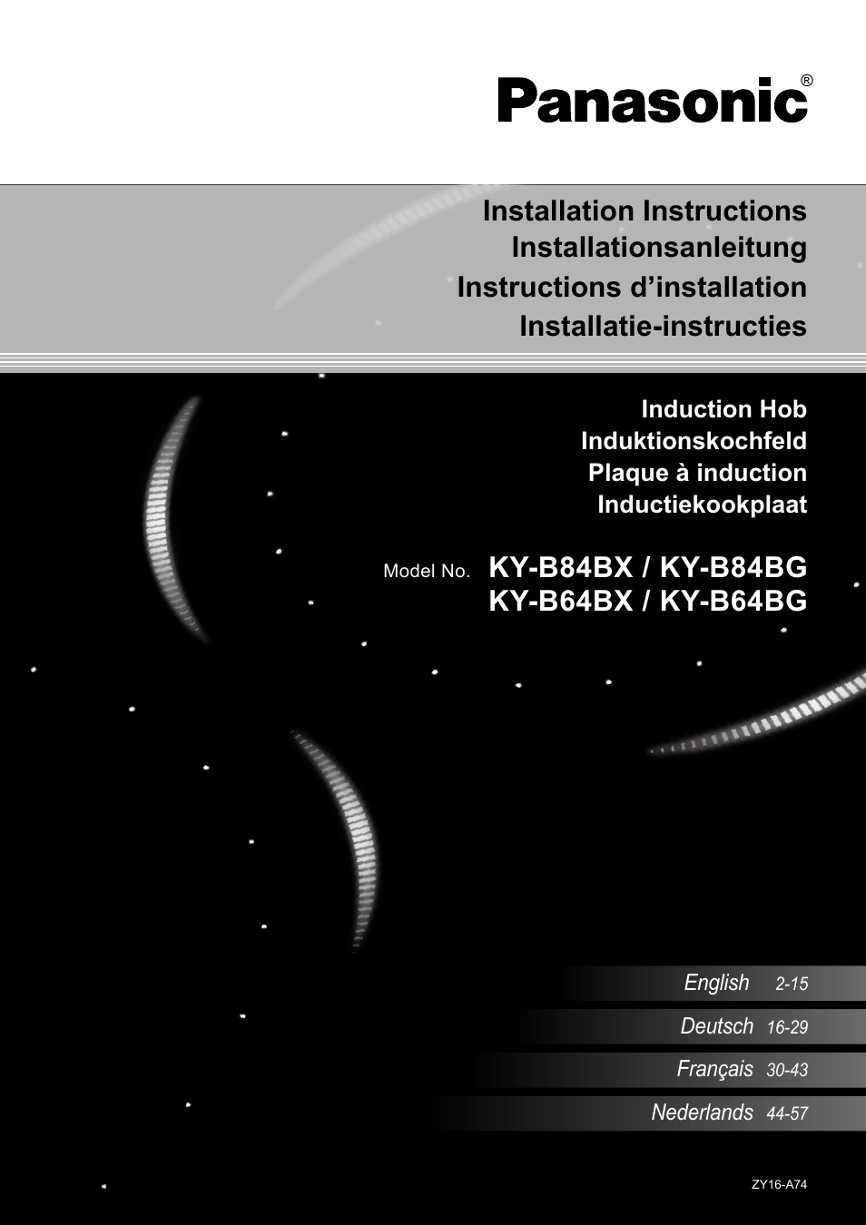 Panasonic KYB64BX User Manual | 30 pages