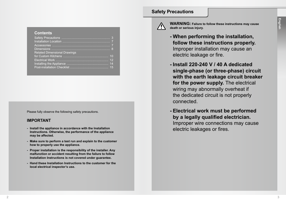 Panasonic KYB64BX User Manual | Page 2 / 30