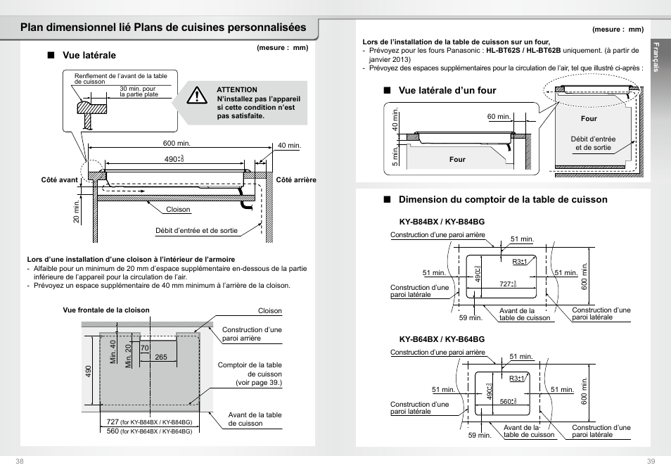 Panasonic KYB64BX User Manual | Page 20 / 30