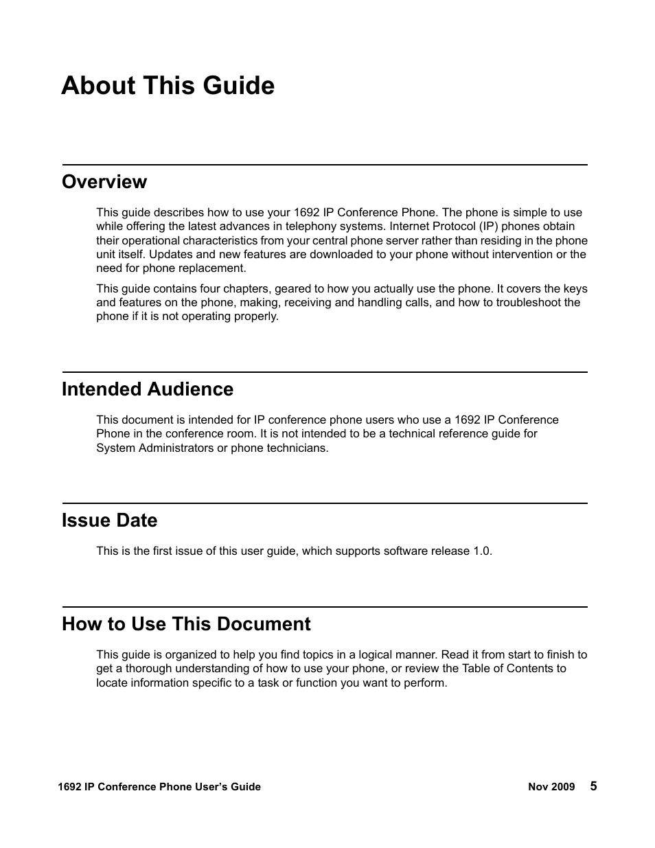 Avaya 1692 IP User Manual | Page 5 / 32