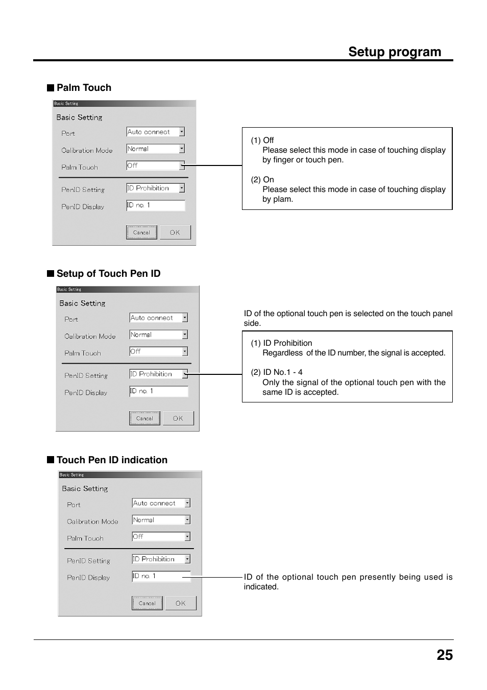Setup program | Panasonic TYTP42P8S User Manual | Page 25 / 36