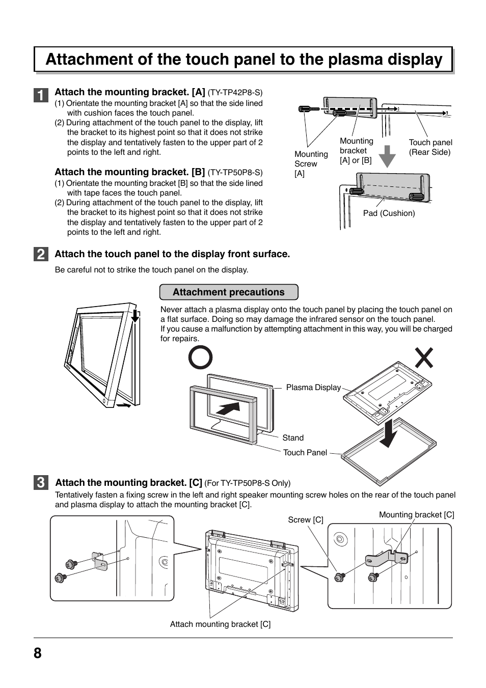 Panasonic TYTP42P8S User Manual | Page 8 / 36