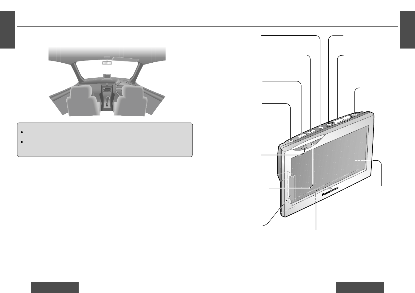 Use this product safely, Name of controls, Continued) | Installation example ( ➡ page 17) | Panasonic CYVMR5800N User Manual | Page 4 / 12
