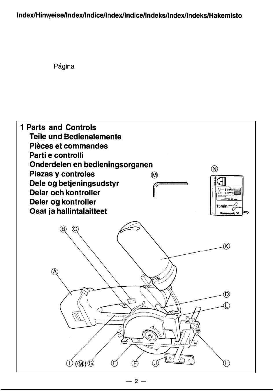 Panasonic EY3530NQMKW User Manual | Page 2 / 10