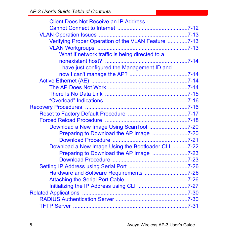 Avaya Wireless AP-3 User Manual | Page 12 / 425