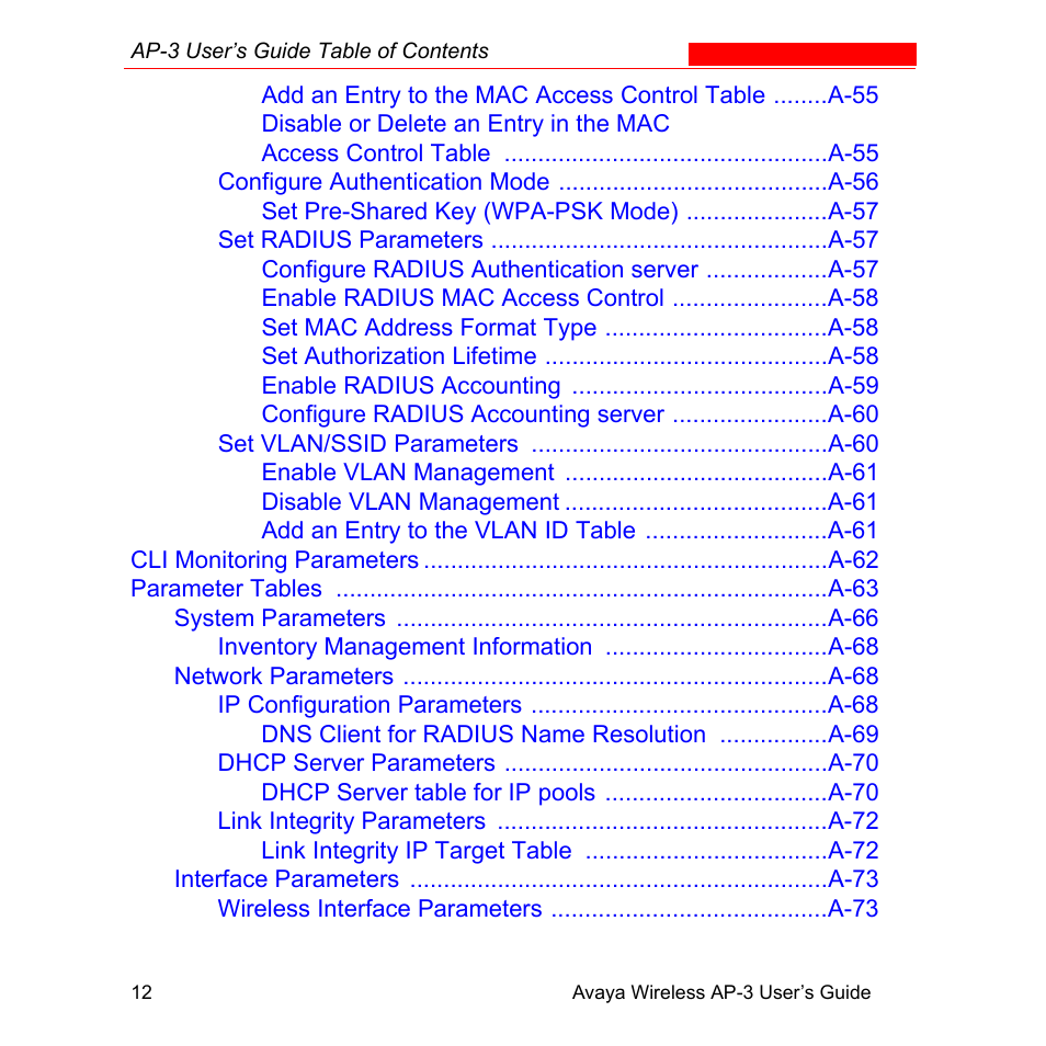 Avaya Wireless AP-3 User Manual | Page 16 / 425