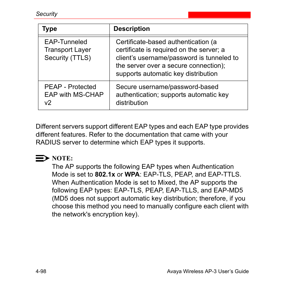 Avaya Wireless AP-3 User Manual | Page 186 / 425
