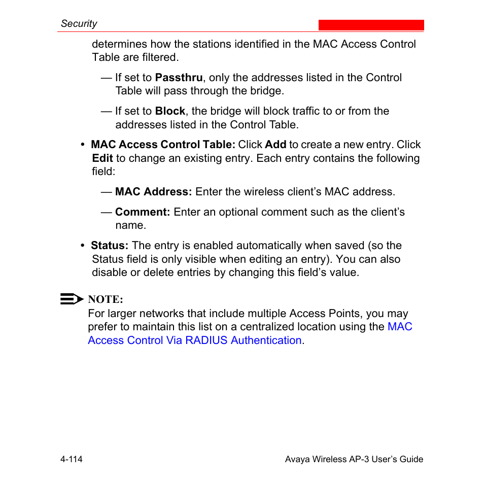 Avaya Wireless AP-3 User Manual | Page 202 / 425