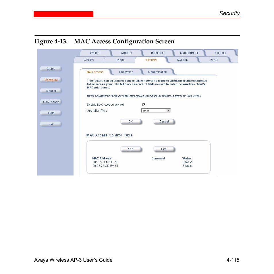 Avaya Wireless AP-3 User Manual | Page 203 / 425