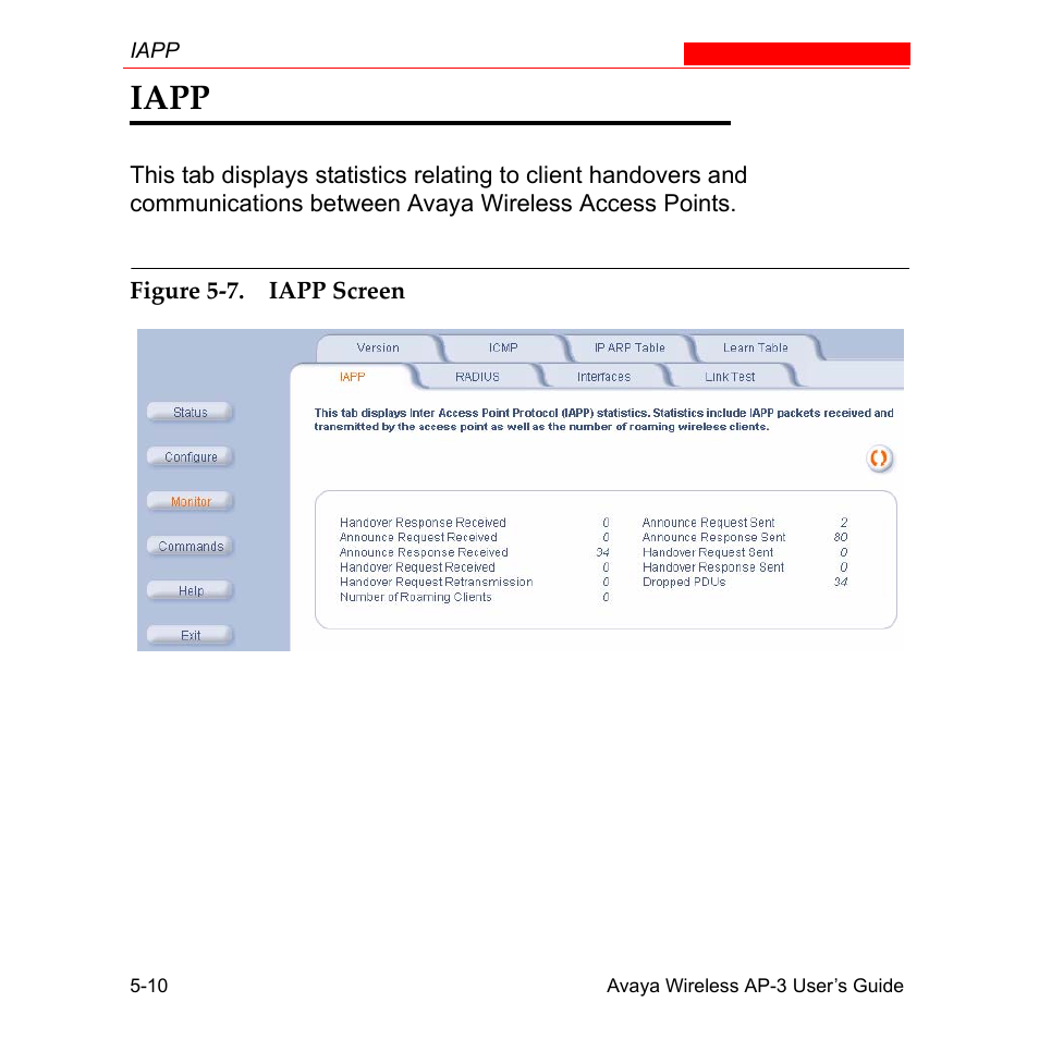 Iapp, Iapp -10 | Avaya Wireless AP-3 User Manual | Page 234 / 425