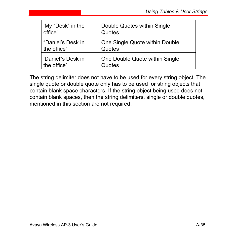 Avaya Wireless AP-3 User Manual | Page 321 / 425