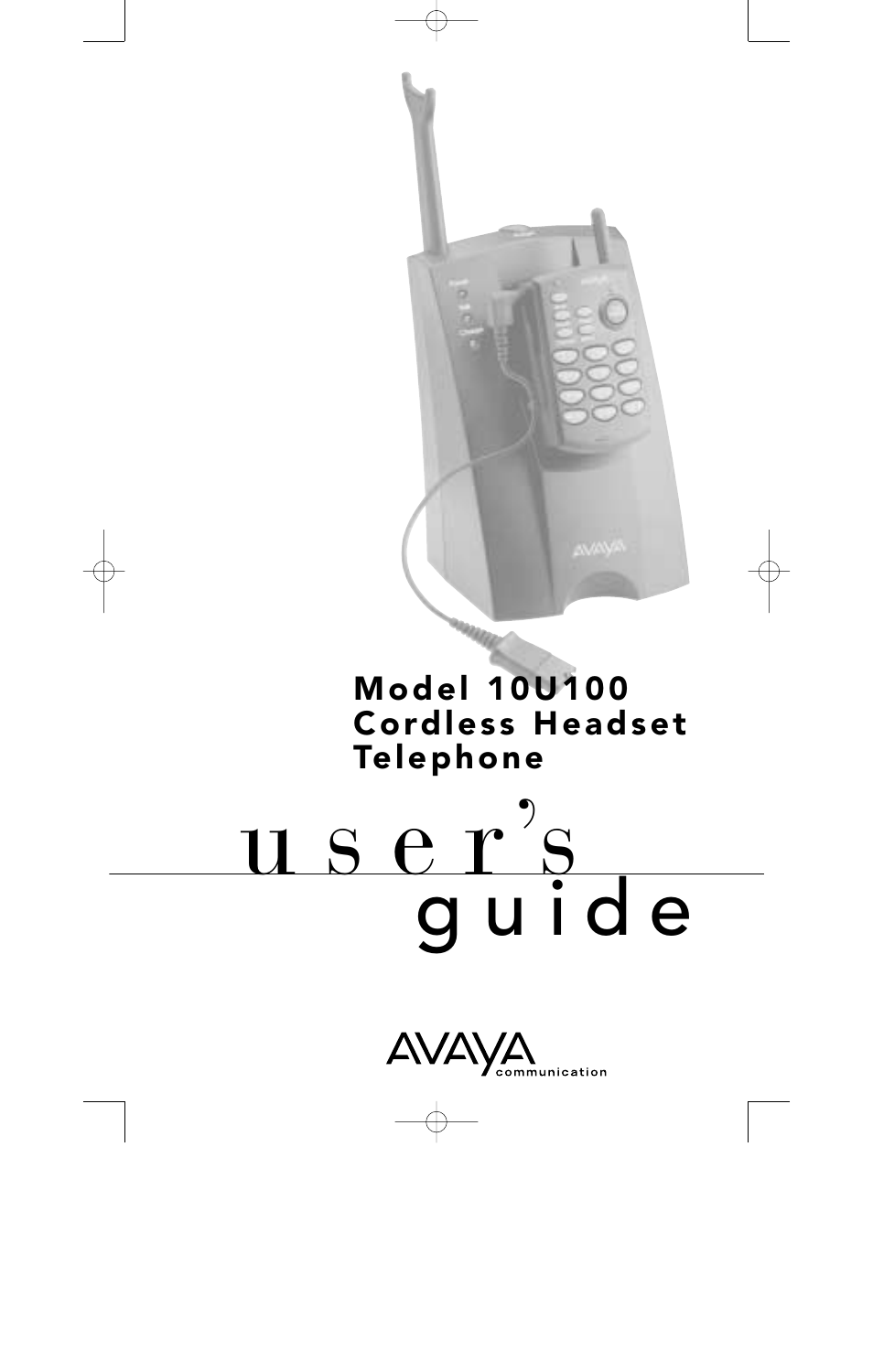 U s e r’s | Avaya 10U100 User Manual | Page 2 / 94