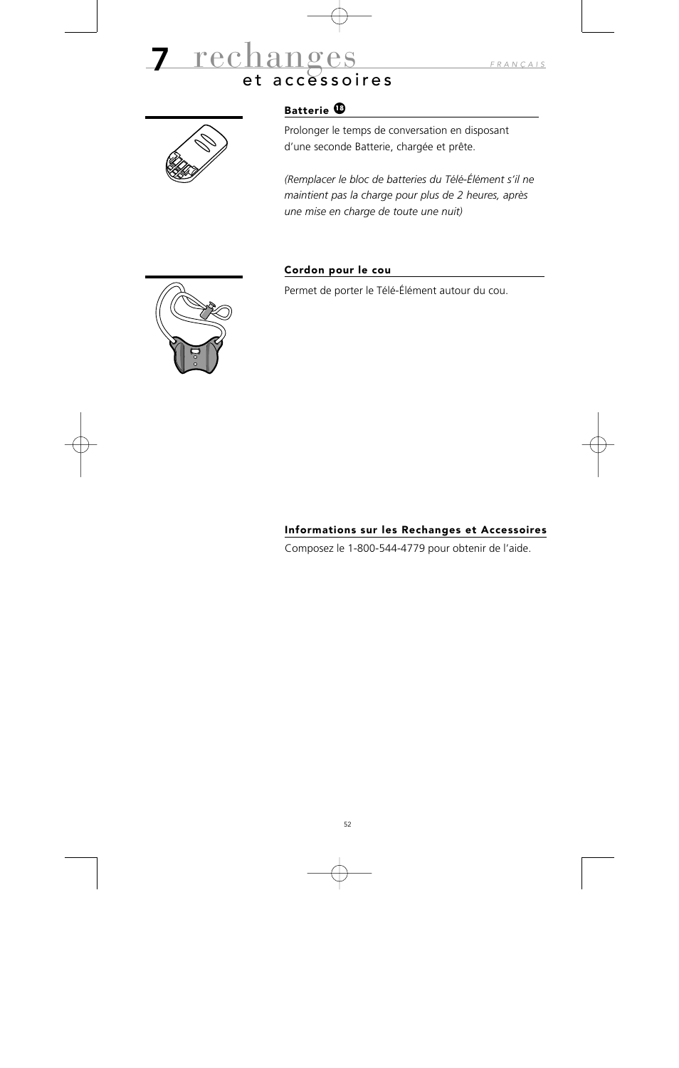 Rechanges | Avaya 10U100 User Manual | Page 53 / 94