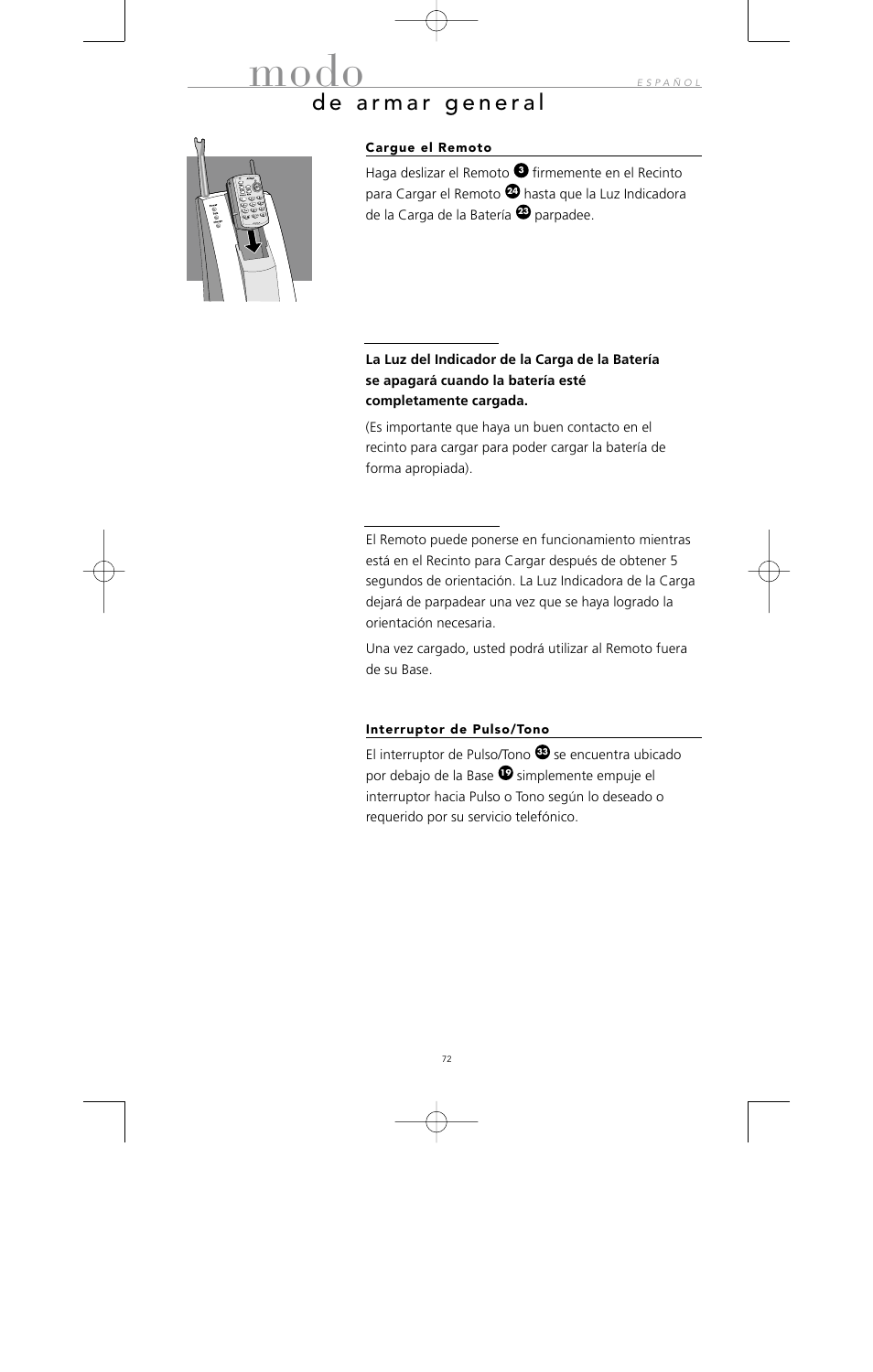 Modo | Avaya 10U100 User Manual | Page 73 / 94