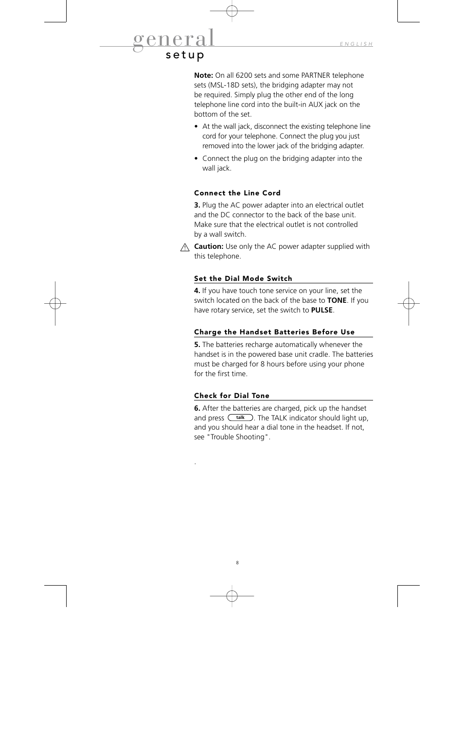 General | Avaya 10U100 User Manual | Page 9 / 94