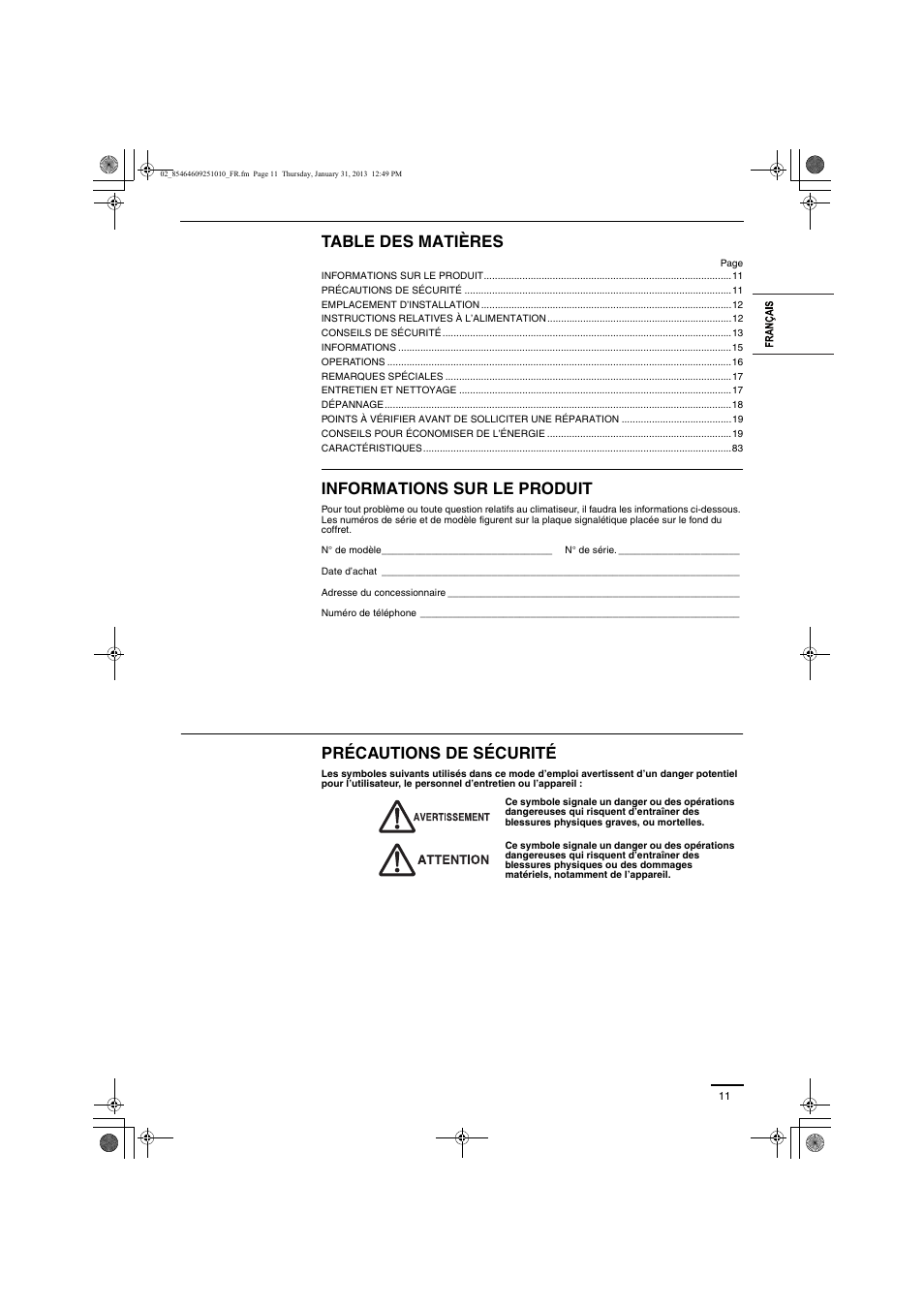 Panasonic S224ME1E5A User Manual | Page 11 / 88